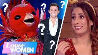 Is Joe Swash The Masked Singer UKs Robin Stacey Reacts To Jonathan Ross Guess  Loose Women [upl. by Nylannej]