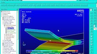 Delamination analysis of double cantilever beam  DCB with Ansys 145 Part 22 [upl. by Enneyehc]