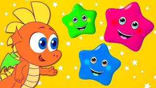 Colorful Magical Stars with Derrick And Debbie  Preschool Learning Videos For Children [upl. by Nyladnohr733]