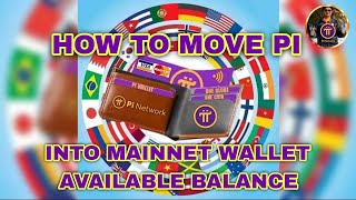 How to Move Pi into Mainnet Wallet Available Balance Step by Step [upl. by Benia134]