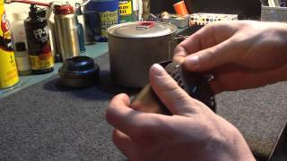 Evernew titanium alcohol stove and stand review [upl. by Philippine]