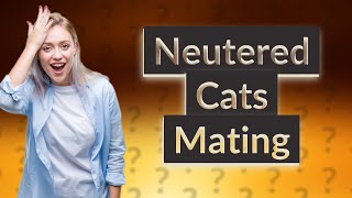 Do male cats still mate after being neutered [upl. by Yenffad]