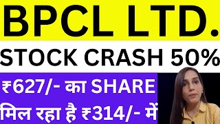 BPCL share down 50  why BPCL share is fallling today BPCL share news today  bonus  dividend [upl. by Youngran]