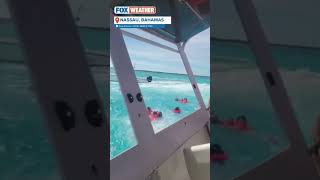 Passengers Jump From Sinking Boat In The Bahamas [upl. by Landahl]