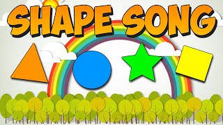 Shape Song For Early Learners circles squares triangles stars [upl. by Wildermuth55]