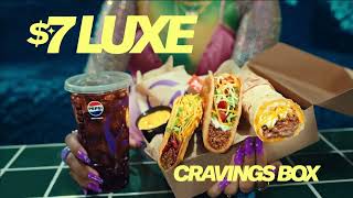 Taco Bell 7 Luxe Box  Ultimate Value Meal  Delicious TV Commercial tvcommercials tacobell [upl. by Anivel]