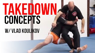 Grappling Takedown Concepts JiuJitsu • Sambo • Wrestling [upl. by Boyse]