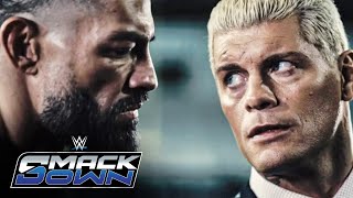 Cody Rhodes and Roman Reigns reluctantly join forces against The Bloodline SmackDown Oct 4 2024 [upl. by Hilten352]