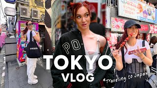 Tokyo Travel Vlog Shopping in Harajuku Japanese Snacks  Street Style [upl. by Fannie831]