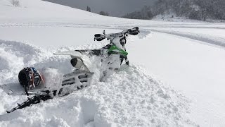 Timbersled SX120 KX450F  Powder Day [upl. by Doroteya]