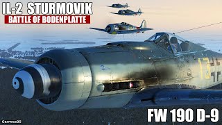 IL2 Sturmovik Battle of Bodenplatte Focke Wulf Fw190 D9 Airfield Attack [upl. by Ellenhoj]