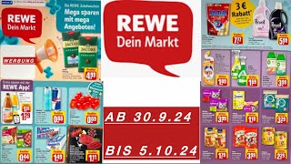 REWE Angebote Prospekt Aktionen Gültig von 30924 bis 51024​⁠Werbungde [upl. by Novelia143]