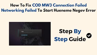 How To Fix Warzone 20 Connection Failed  Warzone 2 Networking is Offline Hueneme Concord [upl. by Klinges]