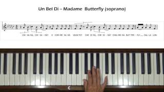 Un Bel Di Madame Butterfly Soprano Track [upl. by Retswerb]