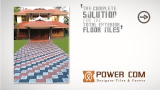 Powercom Designer Tiles and Pavers Palakkad Kerala [upl. by Alled]