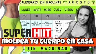 0779 💥 GRATIS❗CALENDARIO AGOSTO  SUPER HIIT  SIN MAQUINAS [upl. by Ggerk257]