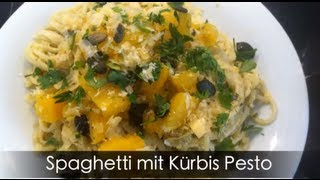 Spaghetti mit KürbisPesto [upl. by Damali]