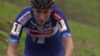 Sanne Cant wint Jaarmarktcross Niel Soudal Classics [upl. by Morlee]