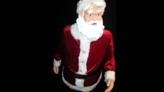 Gemmy Animated Singing Dancing Santa Claus [upl. by Tunnell3]