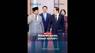 SYARAT PDIP Gabung ke Kabinet Prabowo Subianto❗ [upl. by Ijies]