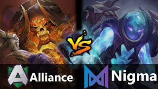 Alliance vs Nigma  ClinkzEnch COMBO vs 4 Protect 1 STRAT  DotA2HL 390 [upl. by Ping]