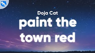 Doja Cat  Paint The Town Red Clean  Lyrics [upl. by Sula]