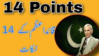 14 points of QuaidEAzam 1929  Muhammad Ali Jinnahs 14 Points  IndoPak History  Urdu amp Hindi [upl. by Francoise]