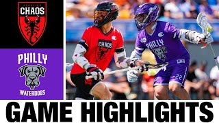 Philadelphia Waterdogs vs Carolina Chaos Highlights  2024 Premier Lacrosse League  PLL Highlights [upl. by Bradley]