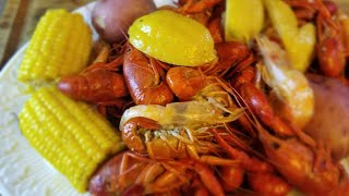 The secret ingredient to the BEST shrimp and crab boil [upl. by Eigla780]