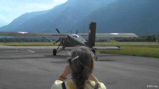 Pilatus PC6 Turbo Porter Short TakeOff STOL [upl. by Bear]