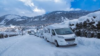 Motorhome Skiing in Chatel France [upl. by Lemay]