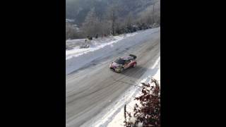 Rallye Monte Carlo 2013  ES 11 Sébastien Loeb [upl. by Noland]