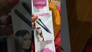 Nova pro shine hair straightener review and unboxing unboxing shivymishra [upl. by Holey]