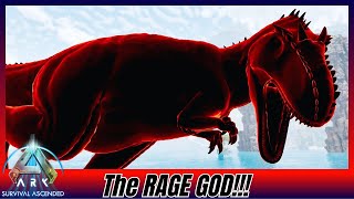 Fighting the Rage God Ark Survival Ascended Omega Mod [upl. by Esyli848]