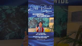 Cliff Richard The Blue Sapphire Tour 2023  Cinema Announcement Video CliffRichardCinemas [upl. by Ettedanreb423]