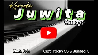 JUWITA Karaoke Orgen Tunggal Cipt Yocky SS amp Junaedi S  Karaoke Nada Pria [upl. by Atauqal]