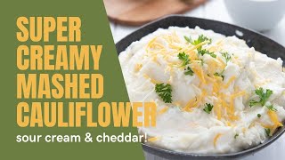 How to Make Super Creamy Mashed Cauliflower [upl. by Bergwall]