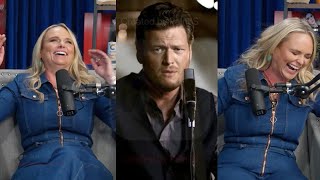 Miranda Lambert Loses It Hearing Blake Shelton Wedding Song [upl. by Ngo]