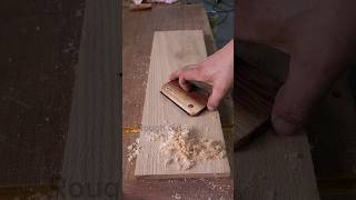 Making a scraper with a cutter knife diywoodworking [upl. by Miranda]