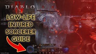 Diablo 4  How to Play Injured Sorcerer Guide Season 2 [upl. by Torres]