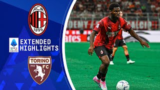 Milan vs Torino  Extended Highlights  Serie A  CBS Sports Golazo [upl. by Areemas]