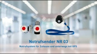 Senioren Notrufknopf  Mobiler Notruf mit Sturzerkennung [upl. by Furnary]