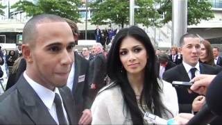 Lewis Hamilton amp Nicole Sherzinger [upl. by Ylellan548]