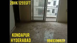 No GST Semi Grated community Ready To Move 2BHK Flat For Sale 1255sft Kondapur Hyderabad 9949398829 [upl. by Hephzipa916]