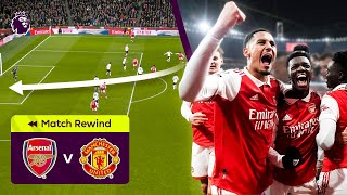 90TH MINUTE WINNER  Arsenal vs Manchester United  Premier League Highlights [upl. by Hally]