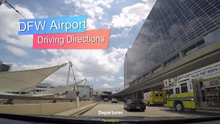 DFW  Dallas Fort Worth International Airport Driving Directions [upl. by Htinek944]