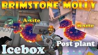 Top 15 Icebox Brimstone Post Plant Lineups  Brimstone Lineups Icebox  Valorant Tips and Tricks [upl. by Lash]