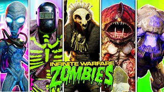 Beating EVERY IW ZOMBIES EASTER EGG in one video [upl. by Nelyag]