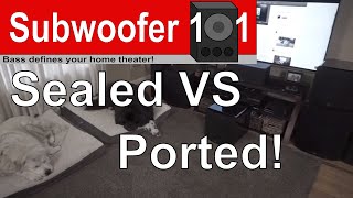 Sealed Vs Ported Subwoofers SVS PB2000 vs SB2000 [upl. by Lela]