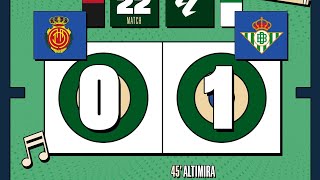 LAS NOTAS DEL MALLORCA BETIS ANÁLISIS DEL GOL DEL REAL BETIS BALOMPIÉ ⚽️💚 [upl. by Teuton469]